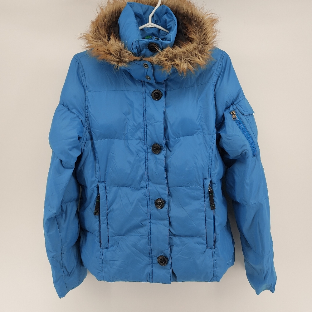 L.L. Bean Downfilled Jacket Blue Size Medium